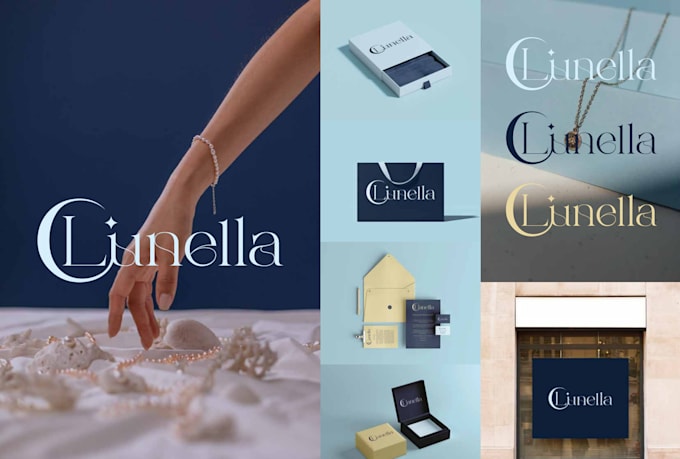 design luxury brand identity and elegant packaging